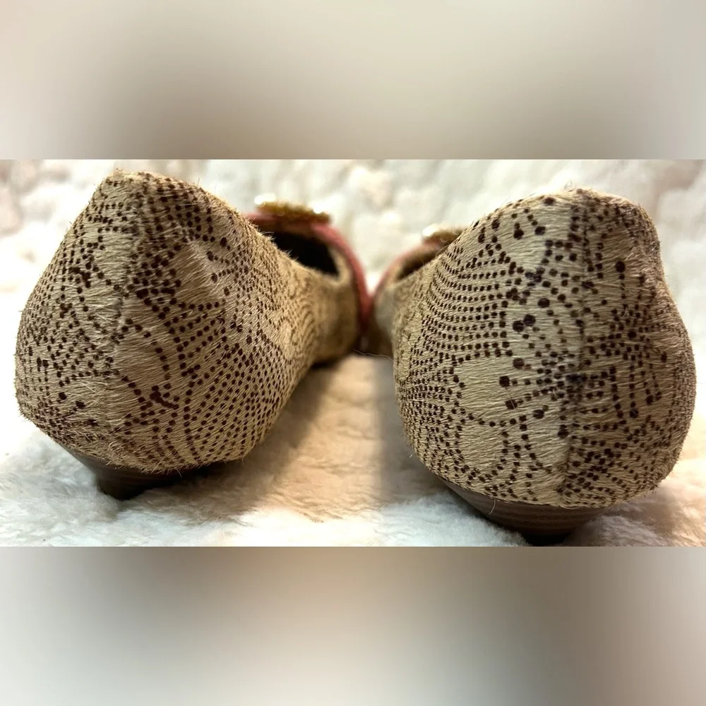 Kenzie Teren leather tweed Ballet slip on flats women’s size 8.5M - Picture 8 of 11